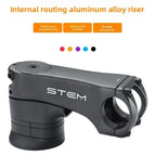 Bicycle Riser Stem 31.8mm Clamp Internal Cable Routing 80/90/100mm Length