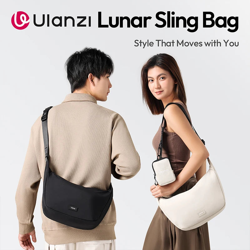 Ulanzı HMN1 Lunar Camera Sling Bag Photography Crossbody Bag for Canon Sony Nikon DSLR Camera Lens with Mini Pouch Divider