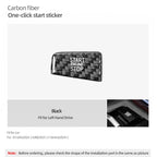 BMW 5 Series G60/G70 X3 G45/G48 2025-2026 Carbon Fiber Start Stop Button Trim Sticker