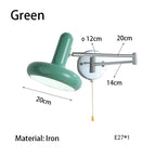 Nordic Modern Retractable Rotatable Swinging Retractable Wall Lamp Bedroom Bedside Lamp Sliding Reading And Working Lamp