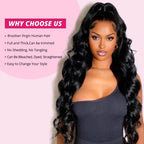 30 40Inch 3 4 Bundle Loose Body Wave Bundles 100% Unprocessed Human Hair 16A Raw Hair Bundles Extensions Brazilian Natural Black