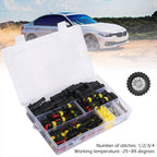 352pcs Waterproof Connectors For Car Motorcycle Yacht Electrical Wire Connector Kit 1/2/3/4 Pin Terminals Harness Plug Connector