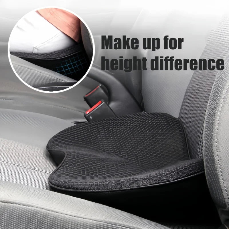 2 In1 Multifunctional Cushion Universal Memory Car Lumbar Pillow Support Driver Back Pain Relief Increased Height Buttocks Pad