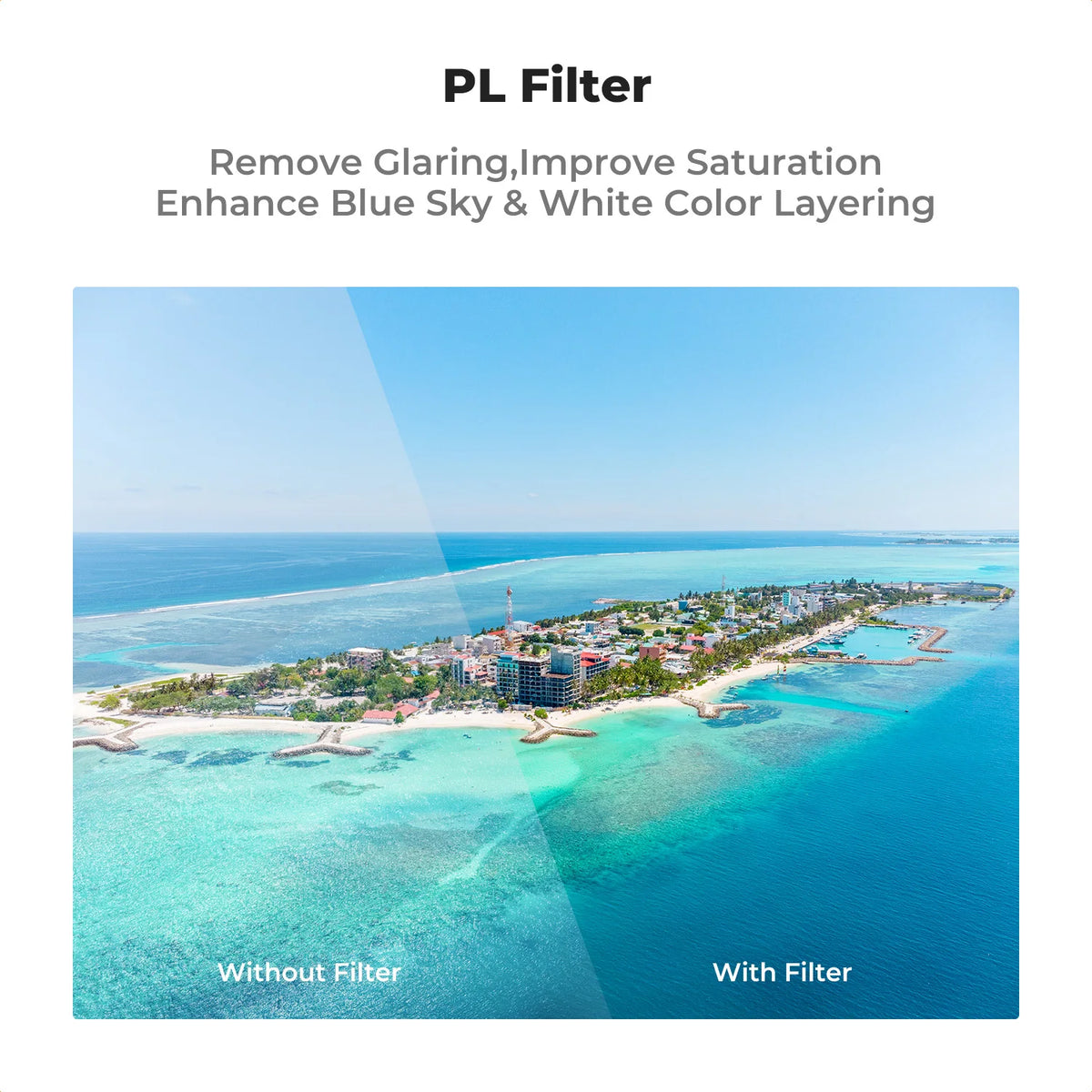 K&F Concept DJI Avata 2 Filter Set UV CPL ND8 ND16 ND32 ND64 Multi-Coated