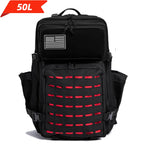 25L/50L Waterproof with 2 Bottle Holders Backpack Gym Outdoor Travel Hiking Fishing Trekking Backpacks 13inch Laptop Bag