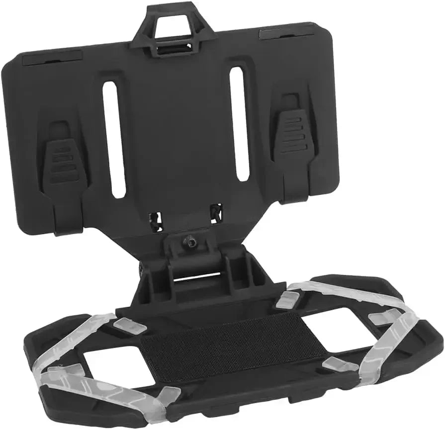 Molle folding phone map holder navigation board for tactical vest chest mount, black/green/desert, 1pc/5pcs