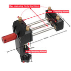 Aluminum Alloy Precision Table Vice Multifunctional Table Vise Bench Clamp Mini Workbench Woodworking Clamp Tool