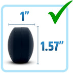 Magnetic Shower Curtain Weights for Splash-Free Bath Experience - 360° Silicone Wrapped - Will Never Rust - Heavy Magnets