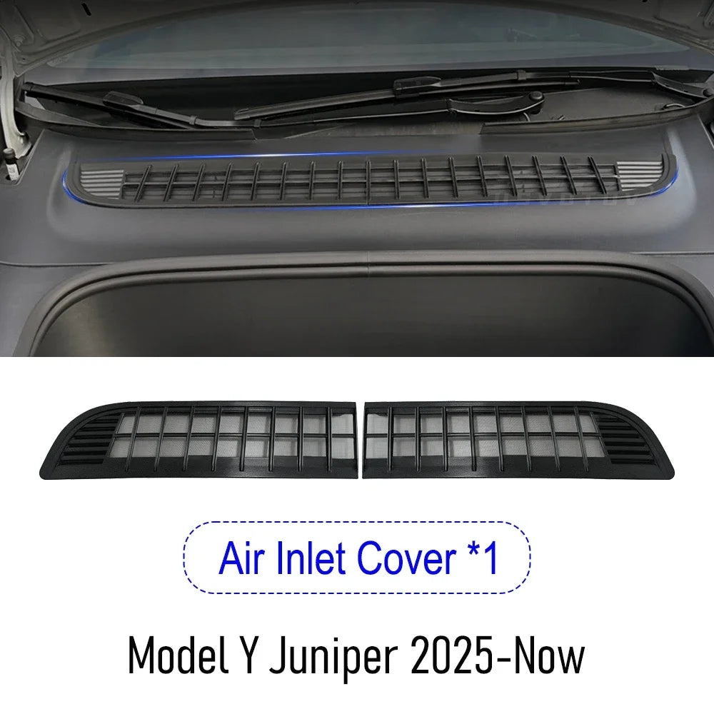 Tesla Model Y Juniper 2025-2026 Front Trunk Air Inlet Vent Grille Insect Net Cover