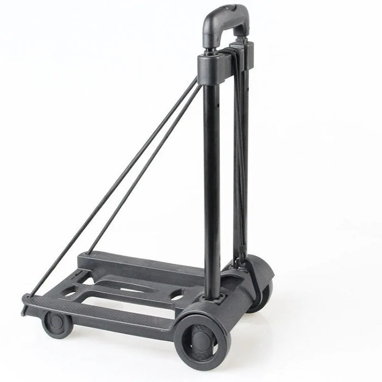 2/4-wheeled small truck with foldable pull rod, portable shopping cart, household grocery cart, small pull cart, luggage cart