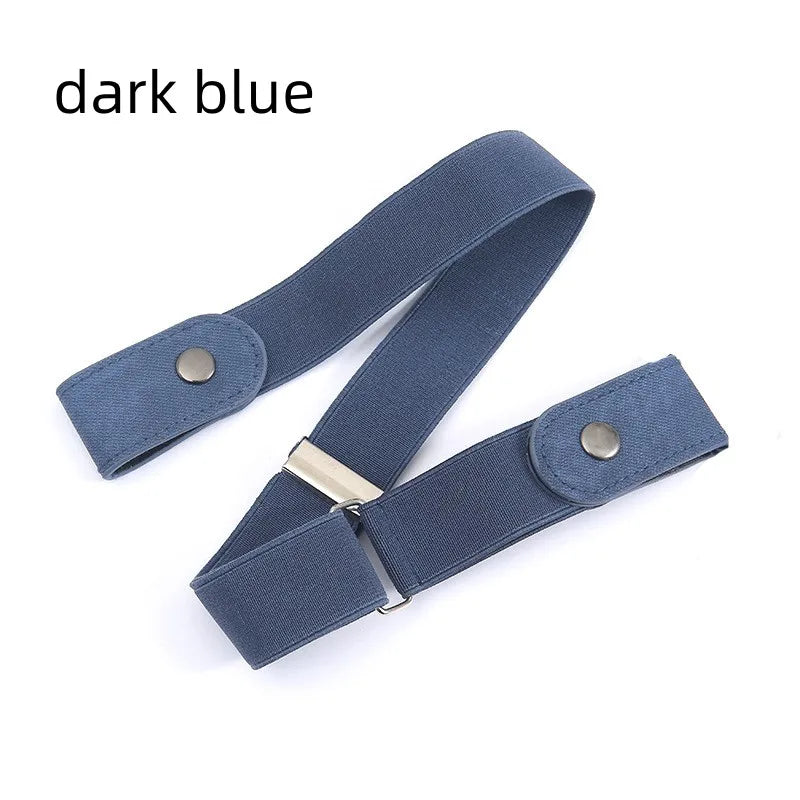 New 4/3/2/1PC Stretch Elastic Waist Band Invisible Belt Buckle-Free Belts for Women Men Jean Pants Dress No Buckle Easy To Wear