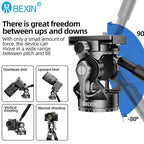 BEXIN Mini Tripod Panoramic Head with Arca-Swiss Quick Release Plate for DSLR