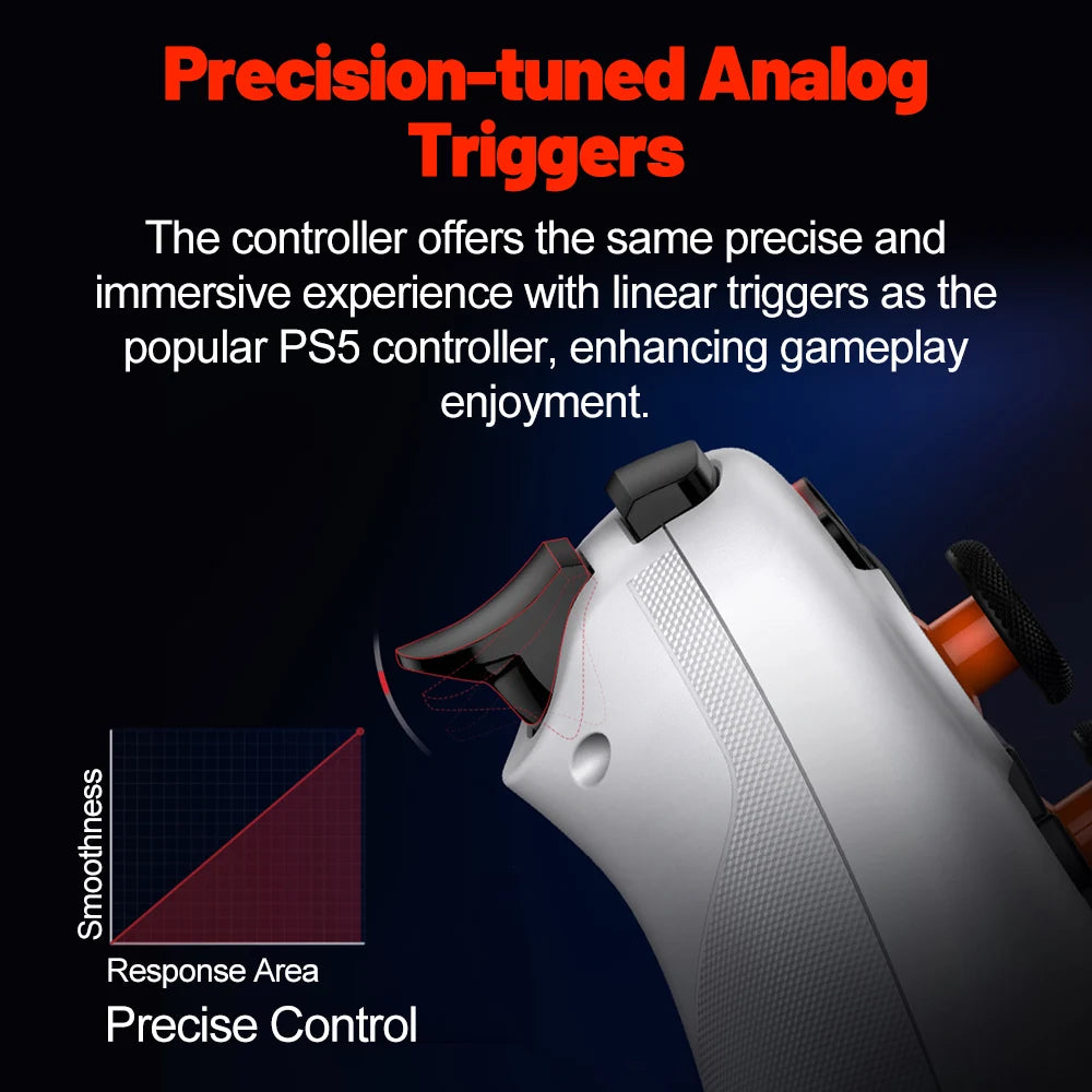 GameSir Nova Lite Wireless Controller Hall Effect Joysticks for PC Switch Android iOS - Blue