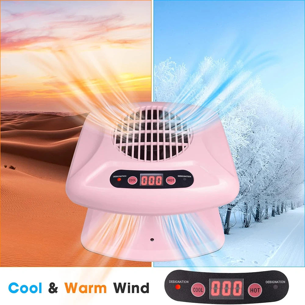 Nail Art Air Dryer Hot And Cold Air Nail Dryer Nail Polish 300W Timing Air Nail Fan Blow Dryer For Both Hands And Feet