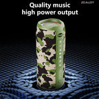 Zealot S49 Pro 20W Wireless Speaker,RGB Light Wireless Hifi Sound quality, Bass Boost，Dual Pairing,3000mAh Battery.