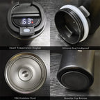 380/510ML Double-layer Insulation Cold And Hot Thermo Cafe Thermos Mug Leakproof Travel Thermo Cup for Tea Water Coffee Cup