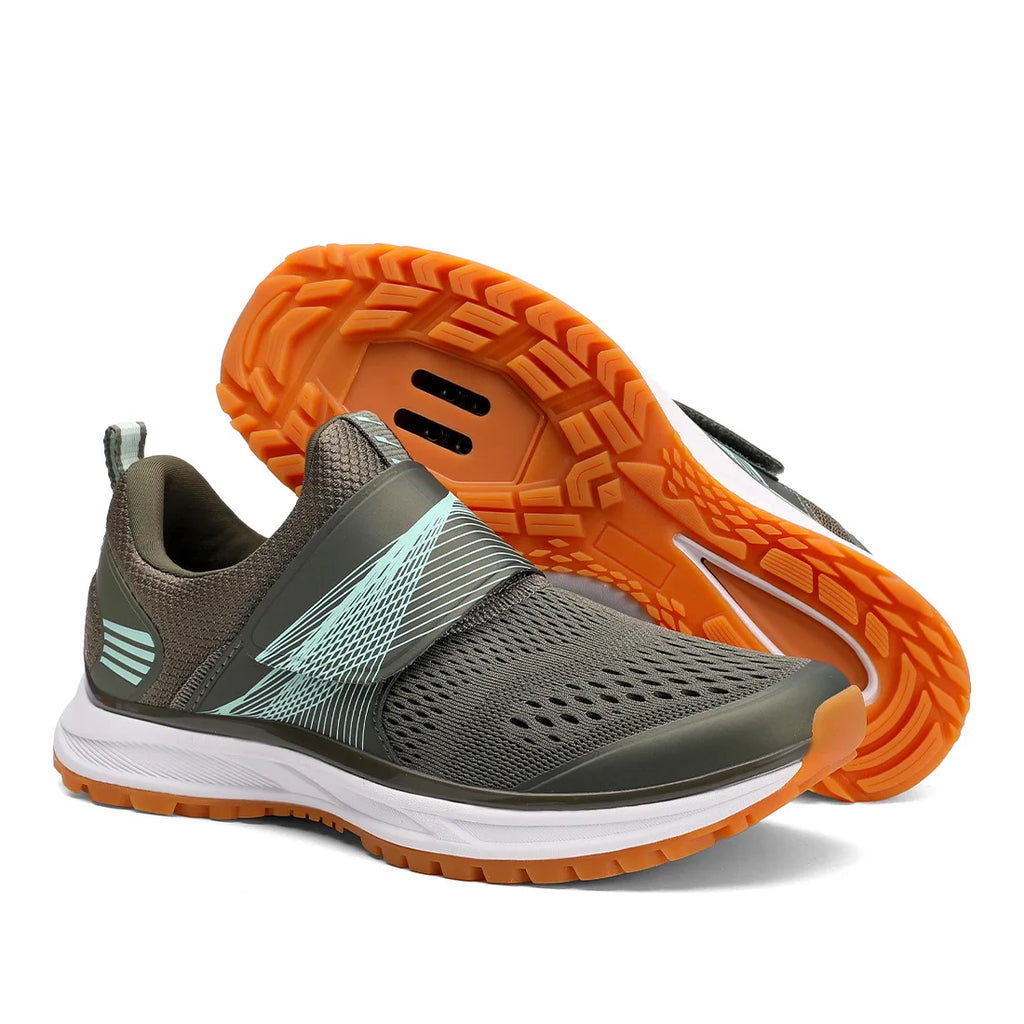 Women's SPD MTB Cycling Shoes Hard Sole Indoor Spin Bike Sneakers, Sizes 36-42