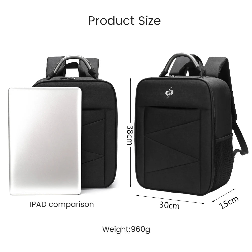 Waterproof Backpack Portable Bag Shockproof Bag Shoulder Case for DJI FPV Combo Drone Goggles V2 Controller Accessories