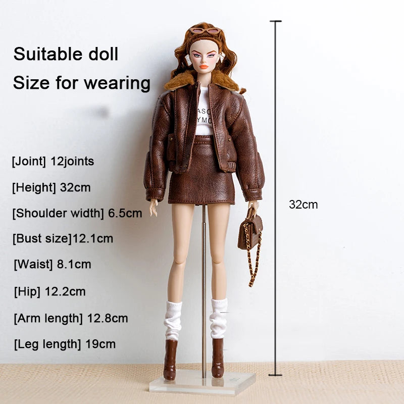 Xianxian Doll Clothes Suit 1/6 Anime BJD Trend 32cm Supermodel Doll Clothe Accessories Cyberpunk Series Girls DIY Toys Collector