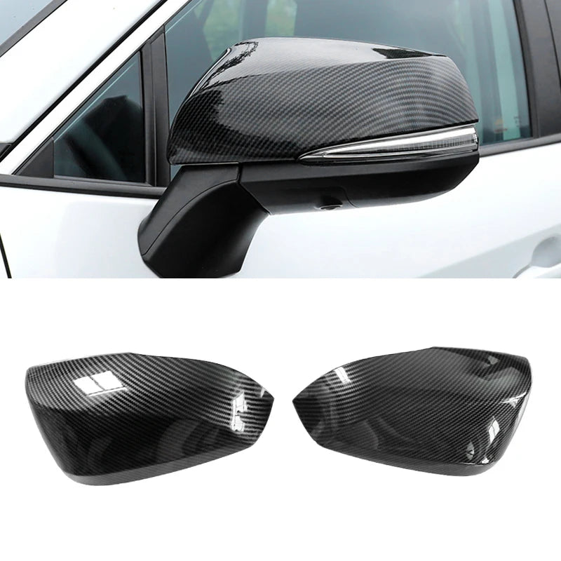 For Toyota RAV4 XA50 2019 2020 2021 2022 2023 2024 RAV 4 Hybrid Car Rearview Mirror Cover Shell Decoration Accessories ﻿