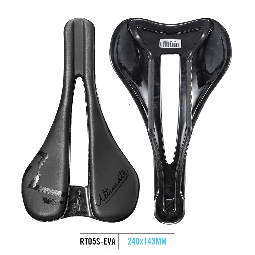 RYET 3D Printed Carbon Bike Saddle 240x143mm/155mm 7x9mm Rails Superlight