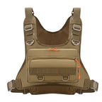 Camping Tactical Vest Bag Outdoor Sports Front Chest Rig Fishing  Running Cycling Motorcycling Workouts for Men Women Backpack