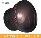 52 55 58MM 0.43x Professional HD Wide Angle Camera Lens Macro for Canon EOS Rebel 77D T7i T6s T6i T6 T5i T5 T4i T3i T3 SL1 1100D