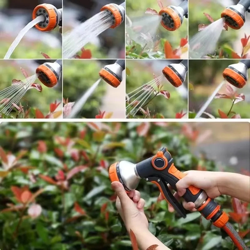 NEW Water Gun High-Pressure Water Spray Gun Car Washer Hose Nozzle Garden Watering Sprinkler Sprinkler Cleaning Water Gun