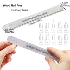 100pcs/lot Professional Nail Files 180/240 Grinding Polishing Manicure Pedicure Double-sided  Nail Buffers Tool Lixas Para Unhas