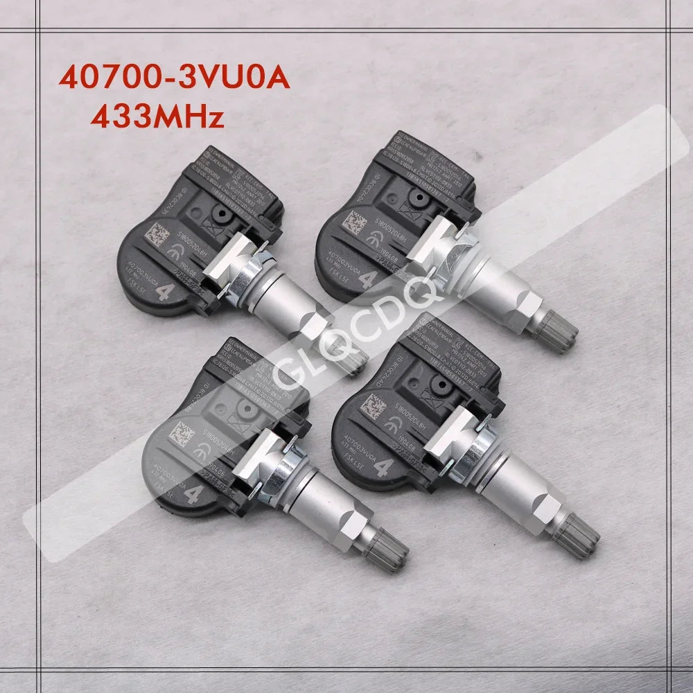 FOR 2014 2015 2016 NISSAN QASHQAI II (J11) 40700-3VU0A TPMS 433MHz NISSAN TIRE PRESSURE SENSOR 40700-3VU0B 40700-5663R