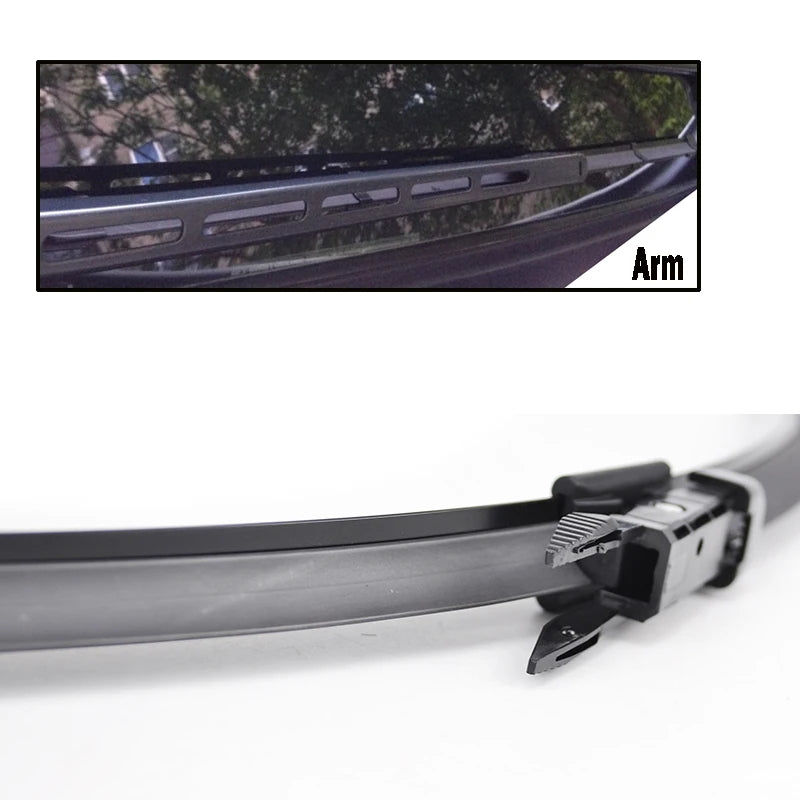 Erick's Front & Rear Wiper Blades Set for Audi A3 8P 2005-2012 24+19+13 in