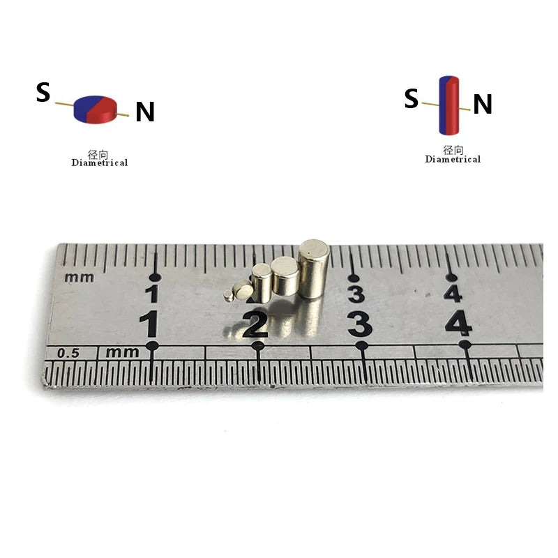 50PCS/LOT magnet Magnetic 6x2 6x2.5 2x1 4x2 4x3 5x2 5x3 8x2 10x3 6x3 mm encoder AS5600 AS5040 AS5045 AS5047 AS5048 AS5145 AS5147
