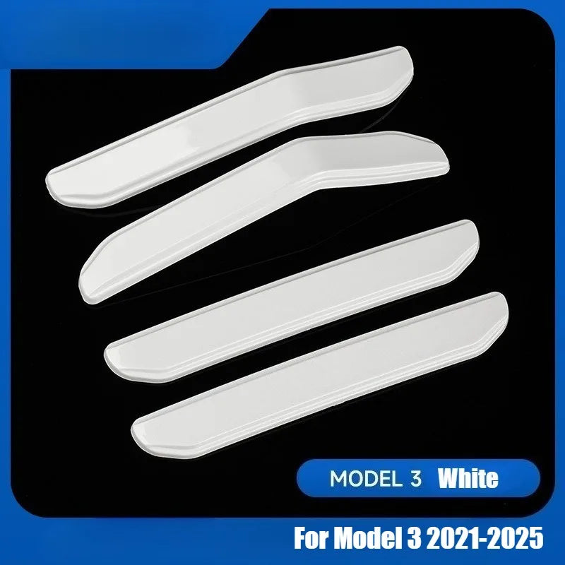4PCS for Tesla Model 3/Y 2025 2026 Door Protector Strip Anti-Collision Door Side Edge Protection Sticker Guard Exterior Accessor