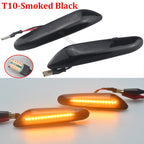 Smoke Lens Dynamic Flowing LED Turn Signal Side Marker Light Blinker Lamp For BMW E90 E91 E92 E93 E60 E87 E82 E46 Accessories