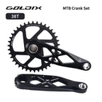 GOLDIX MTB Crankset BSA 24mm 165mm 170mm 175mm Direct Mount R-SPEC Trail Hollow Bike Crank Spindle DH AM XC for Shimano SRAM