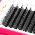 XIUSUZAKI 5 Trays/lot 5DW Lashes Extensions Matte Black W Shaped Premade Volume Fans False Eyelashes Extensions Makeup Tools
