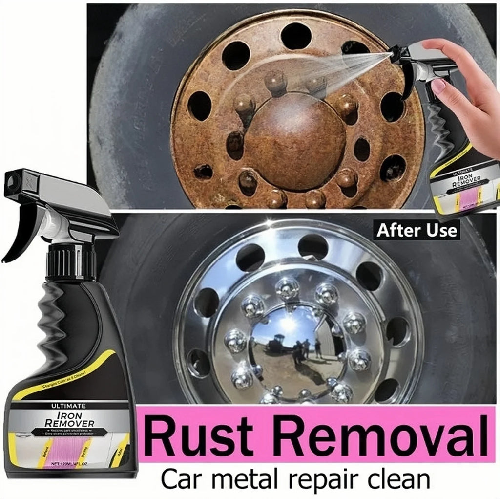 Car Rust Remover Quick Remover  Exhaust Pipe Rust Removal Spray Cleaning Metal Iron Powder Old Cars To New