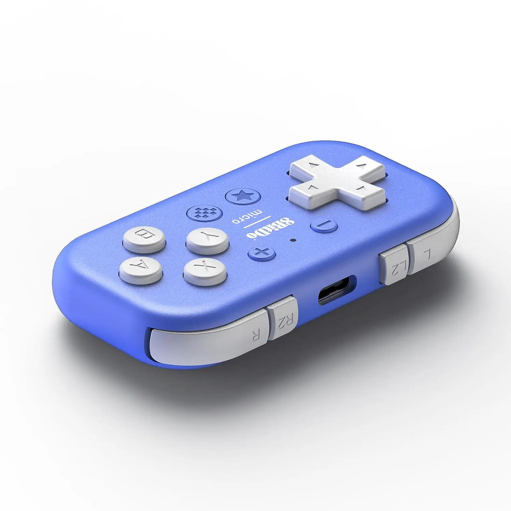 8BitDo Micro Bluetooth Gamepad Mini Game Controller for Switch, Android, and Raspberry Pi, Supports Keyboard Mode