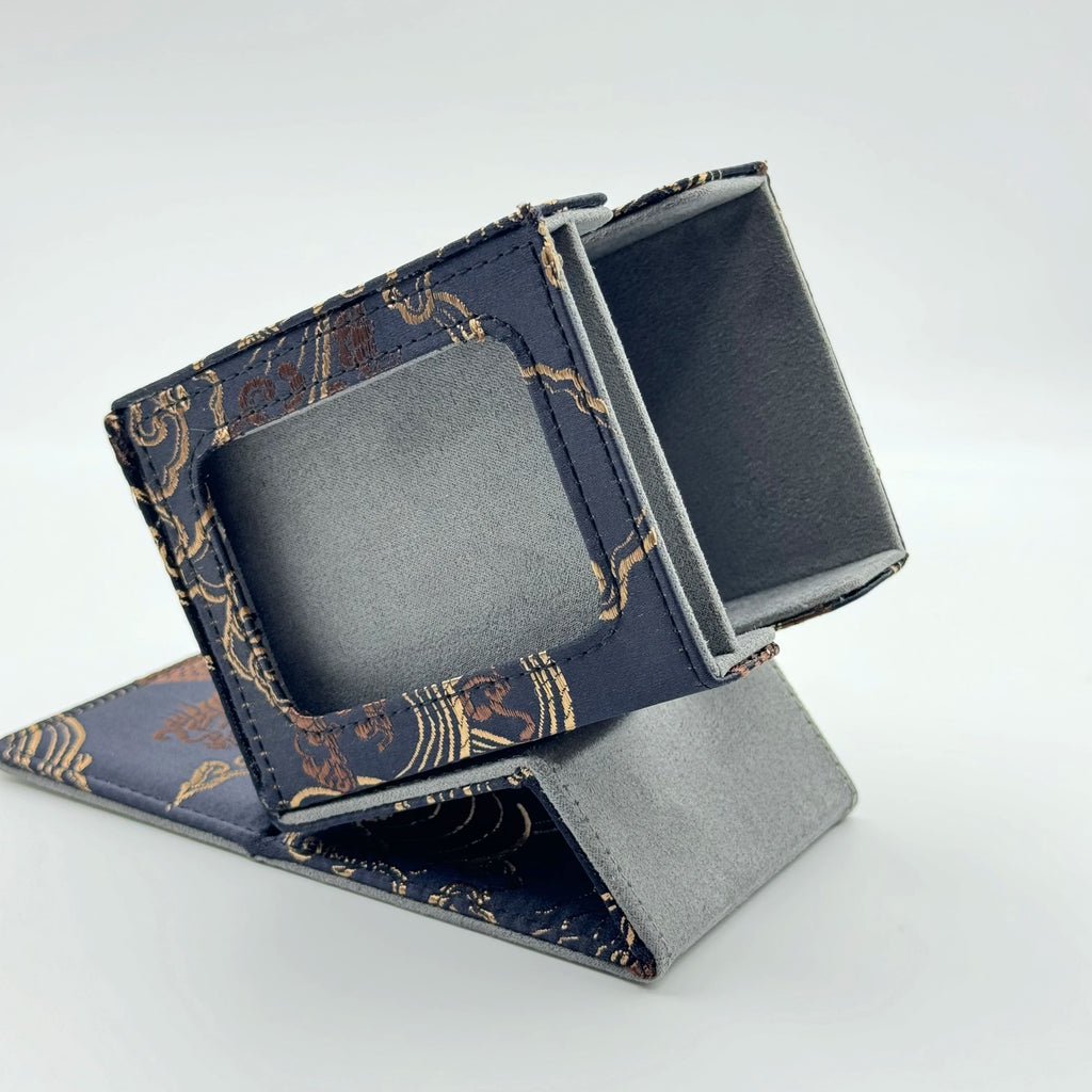 120+ textile crafts Trading Card Deck Box Holder Commander Card Organiser Case for  Board Games Collectible Card Cases Gifts