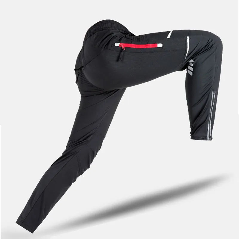 Outdoor Hiking Climbing Pants Cycling Pants Men Spring Summer Quick Drying Breathable Elastical Sports Pant Reflective Trousers