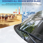 Front Rear Wiper Blades Set For Jeep Wrangler JL 2018 - 2022 Windshield Wiper Brush Windscreen Window 2019 2020 2021 Accessories