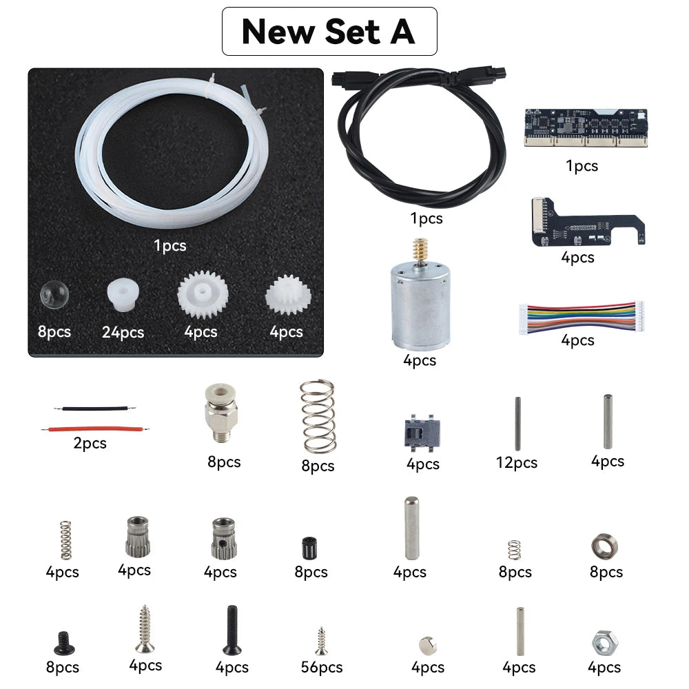 Toaiot Bmcu 370C AMS lite BMCU370C Auto Refill Hall Sensor Bidirectional Buffering for A1 A1 MINI P1 Series 3D printer AMS MMU