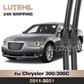 Front windshield wiper blades 24in + 21in for Chrysler 300/300C 2011-2021, 2pc
