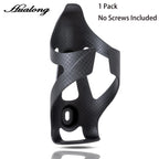 HUALONG Bike Water Bottle Holder Nylon Add Carbon Fiber Water Bottle Cage Road MTB Gravel Bikes Bicycle Water Bottl Drink Cup Ho