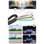 AHD 1920x1080P CVBS Vehicle 170° Car Rear View Camera Night Vision Fisheye Golden Lens HD Universal Reverse 12V IP68 Waterproof