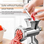 Manual Meat Grinder Sausage Meat Stuffer Aluminum Alloy Multipurpose Vegetables Chopper Pepper Cutter Home Kitchen Tool