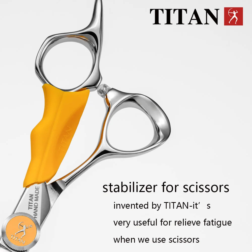 TITAN Hair Cutting Scissors Japan 440C Steel Barber Shears 5.5/6/6.5/7 in, Thinning Styles