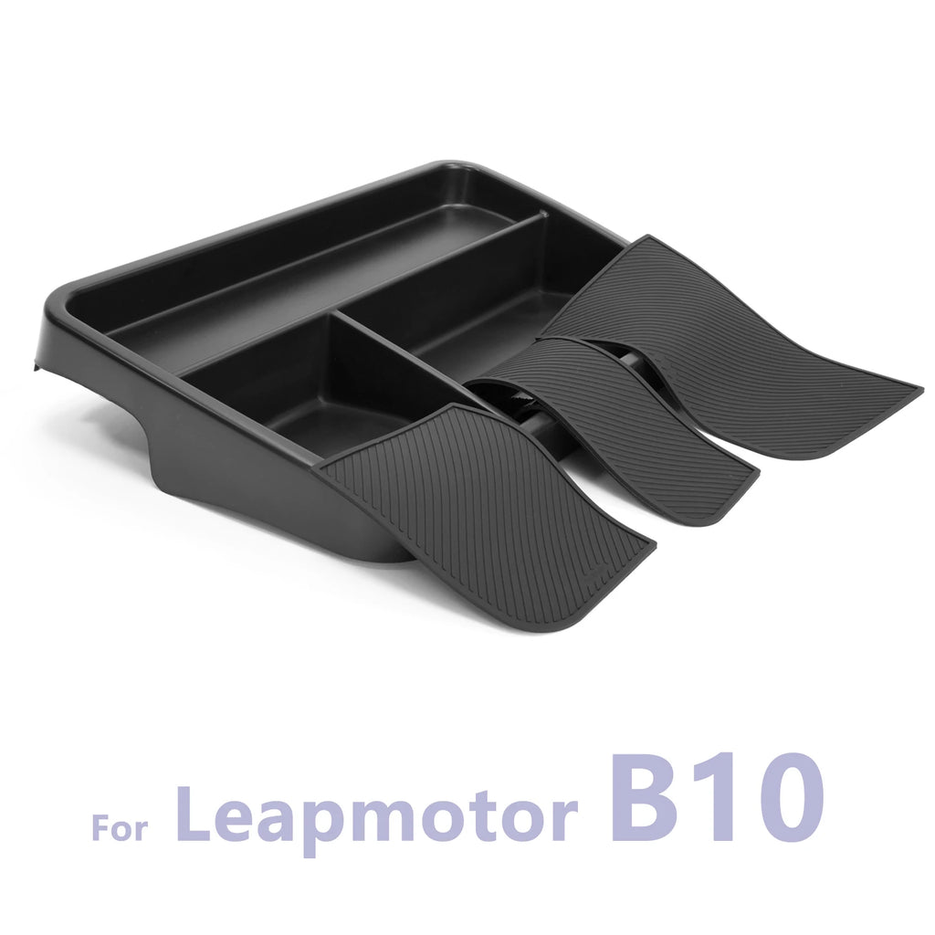For Leapmotor B10 Behind-Screen Storage Box – Custom-Fit ABS Center Console Organizer Hidden Dash Storage Anti-Rattle Easy Clean