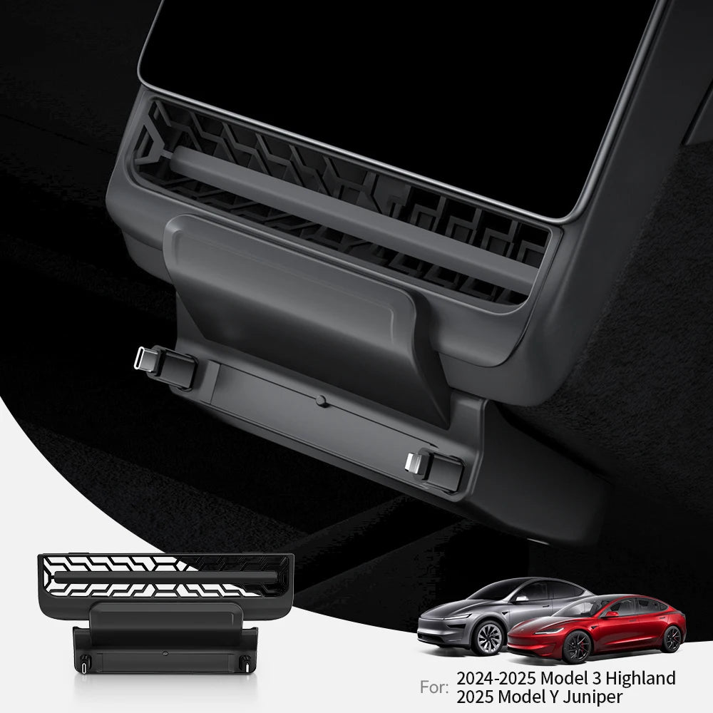 Tesla Model 3/Y Rear Air Vent USB Hub 27W Fast Charger, USB-C + USB-A Options