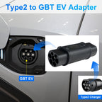 Kolanky 32A 7.2KW EV Charger Adapter Type 2 To Gbt Conventer For China GBT Electric Vehicle Cars Adaptor